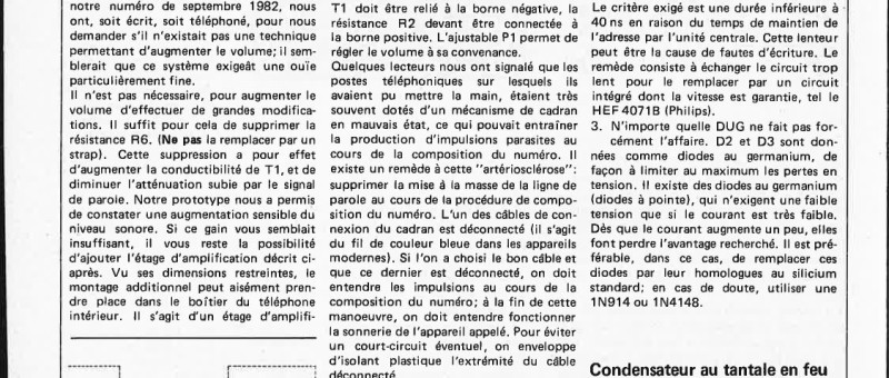 Résponses techniques