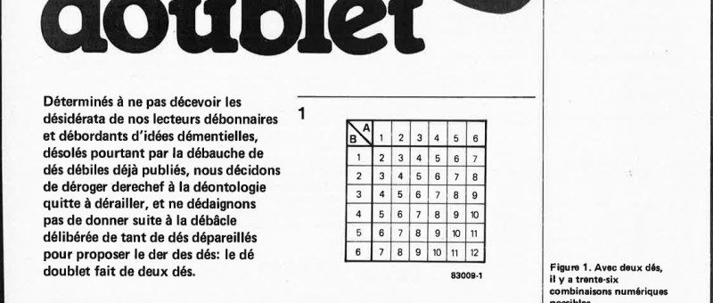 dé doublet