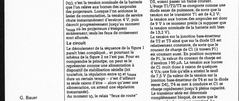 gradateur pour phares