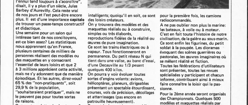 Selektor: SALON DE LA MAQUETTE ET DU MODELE REDUIT