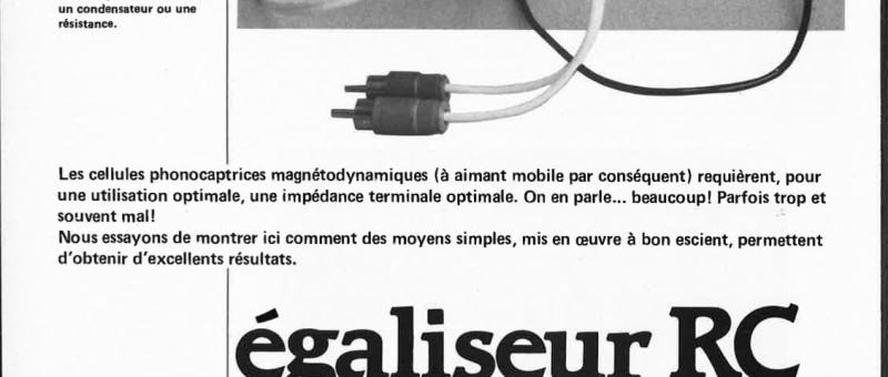 égaliseur RC