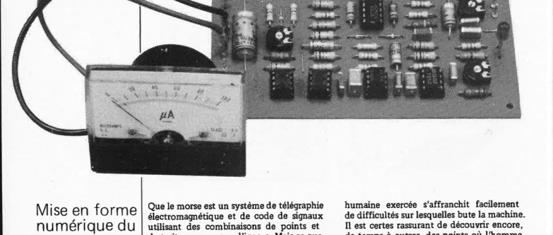 convertisseur pour le morse