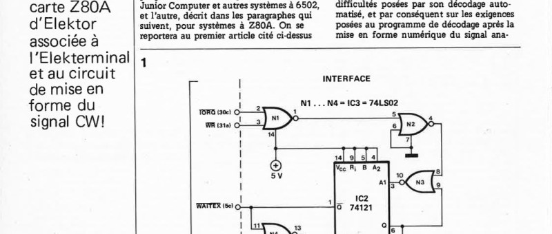 décodage morse avec le Z80A