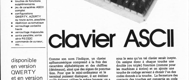 clavier ASCII