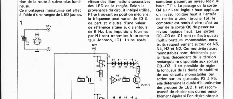 une touche, une porte et deux niveaux logiques