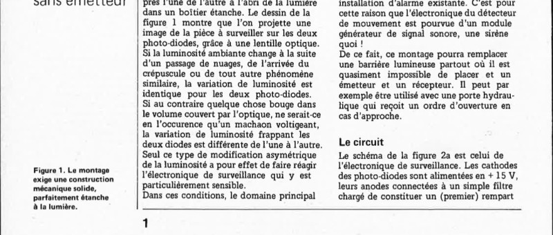 détecteur de mouvement