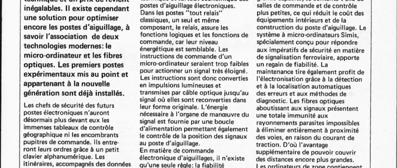 Selektor: postes d`aiguillage électroniques