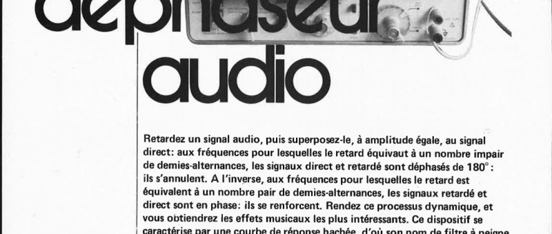 déphaseur audio