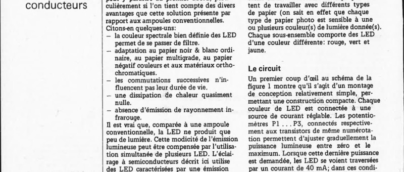 LED luisantes pour chambre noire