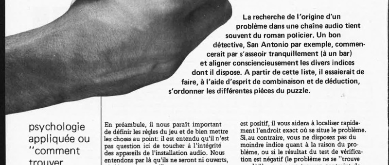PSIA-Premiers secours pour installation Audio