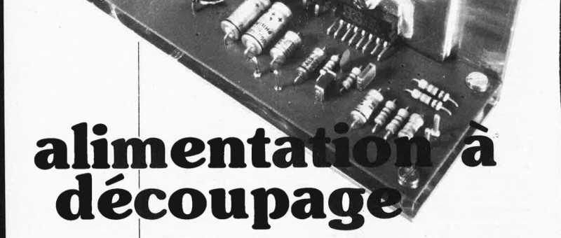 alimentation a découpage