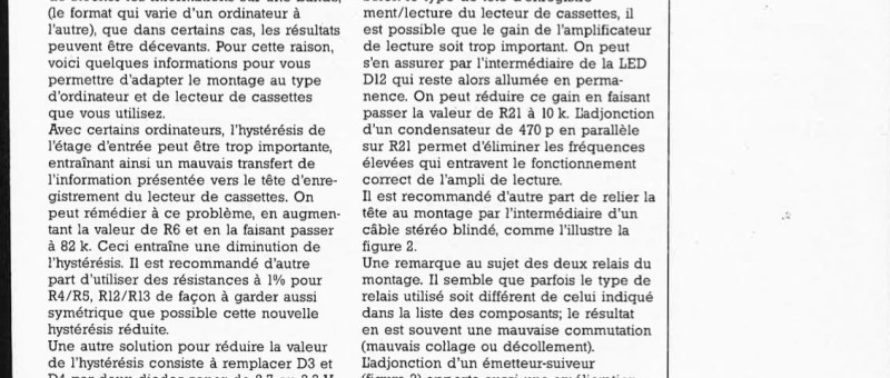 le lecteur de cassettes numérique