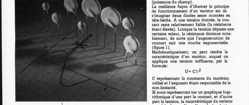 la sécurité par les varistors