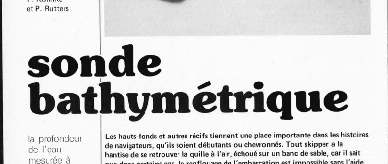 sonde bathymétrique