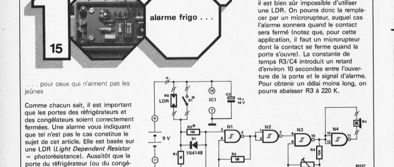 alarme frigo