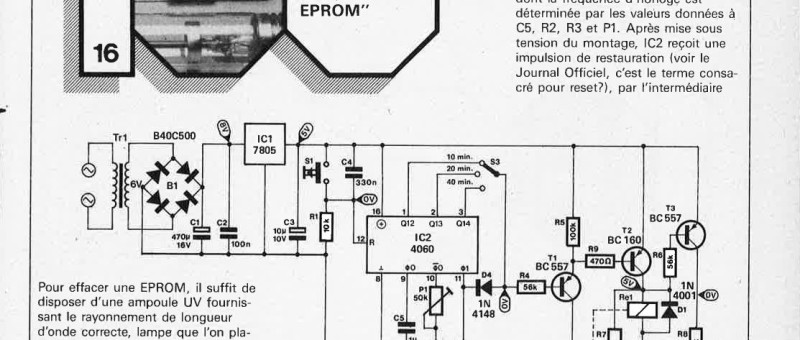 la "gomme à EPROM"