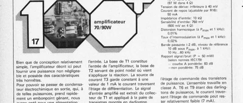 amplificateur 70/90W