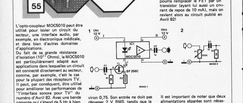 opto-coupleur linéaire