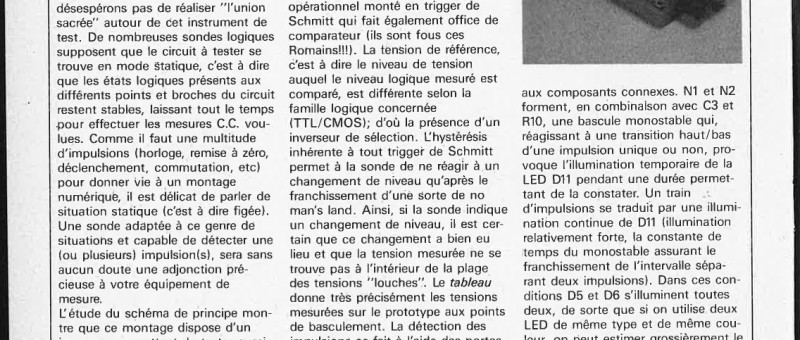 sonde pulsodétectrice