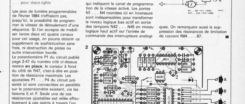 4 vitesses programmables...