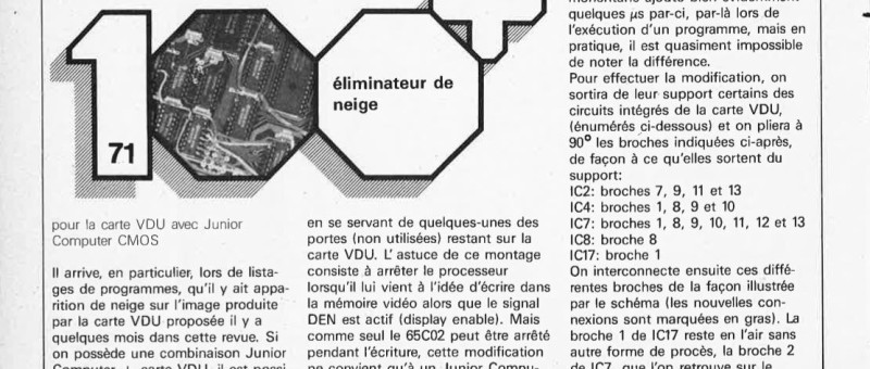 éliminateur de neige
