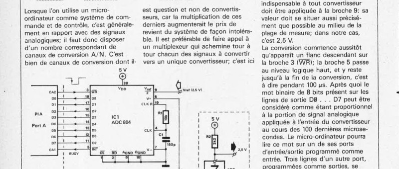 conversion A/N sur 8 canaux