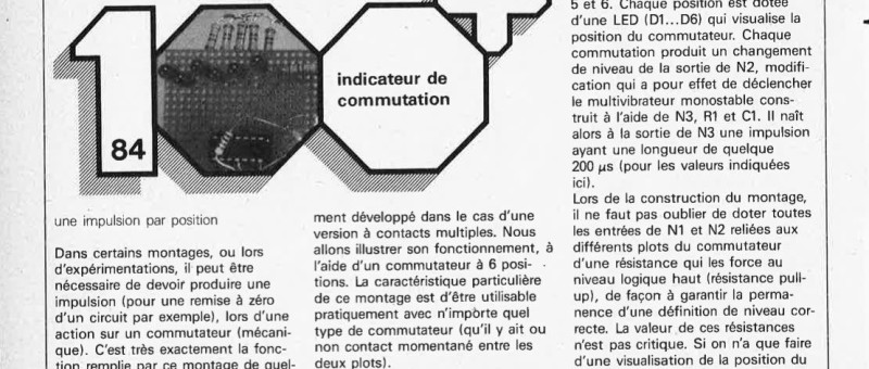 indicateur de commutation