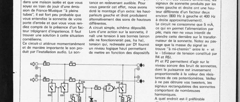 interrupteur audio