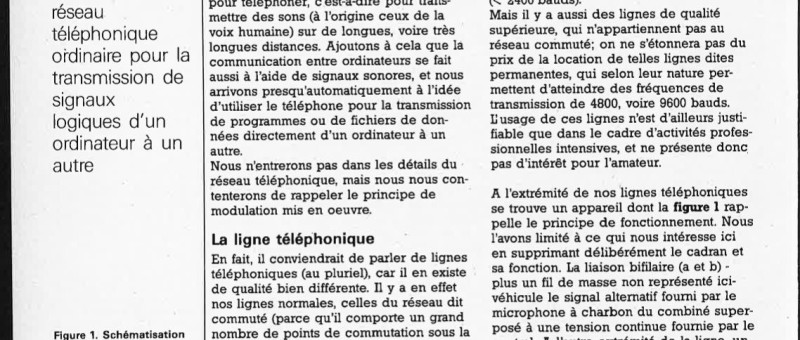 l`informatique par téléphone