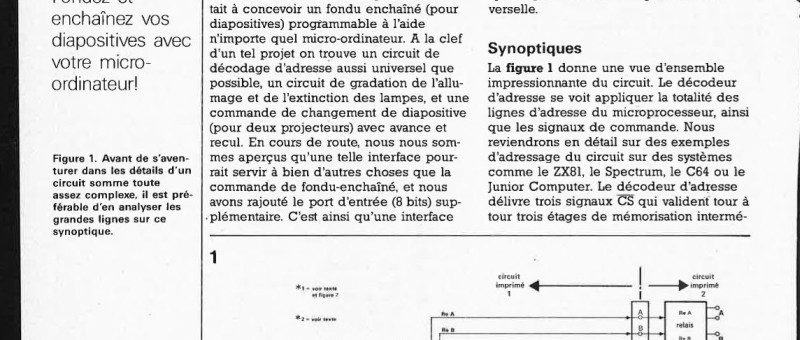 interface pour fonduenchaîné programmable