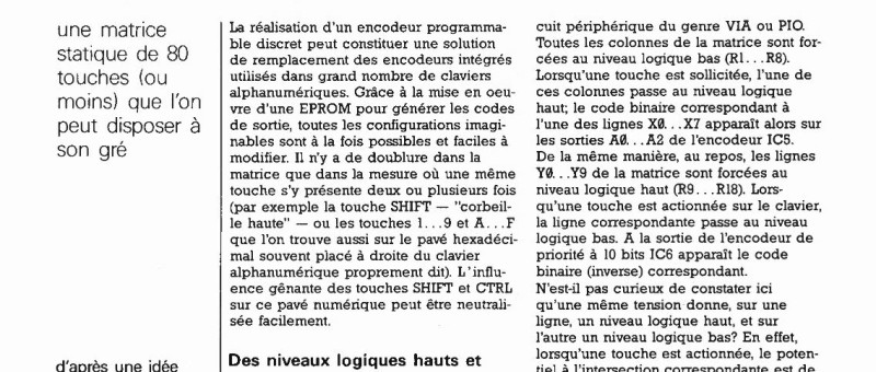 encodeur de clavier programmable