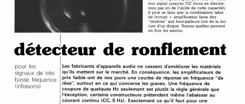 détecteur de ronflement