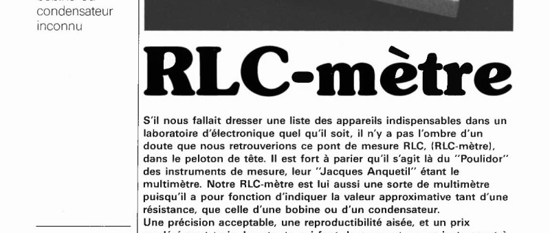 RLC-mètre