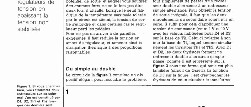 redressement commutable