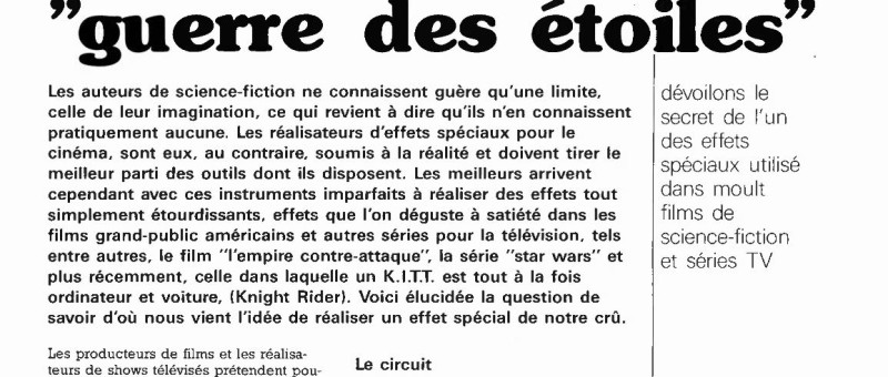 chenillard type "guerre des étoiles"
