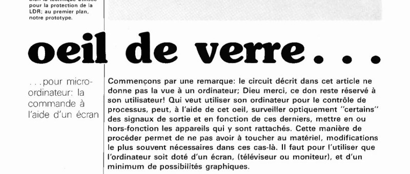 oeil de verre