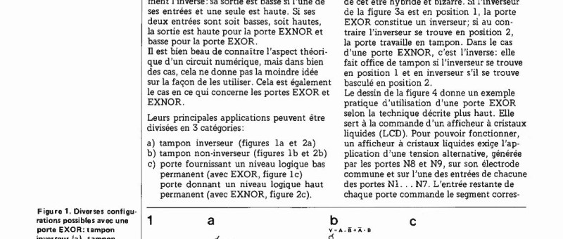 les EXOR et EXNOR