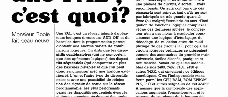 une PAL® , c`est quoi?