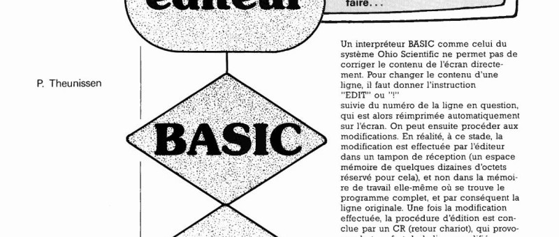 éditeur BASIC plein écran