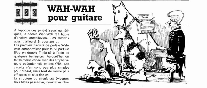 WAH-WAH pour guitare