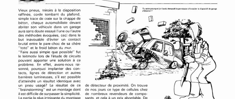 dispositif d`aide au garage