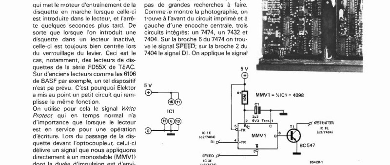 disquettes centrées