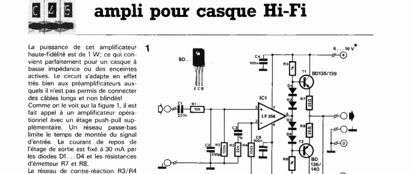 ampli pour casque Hi-Fi