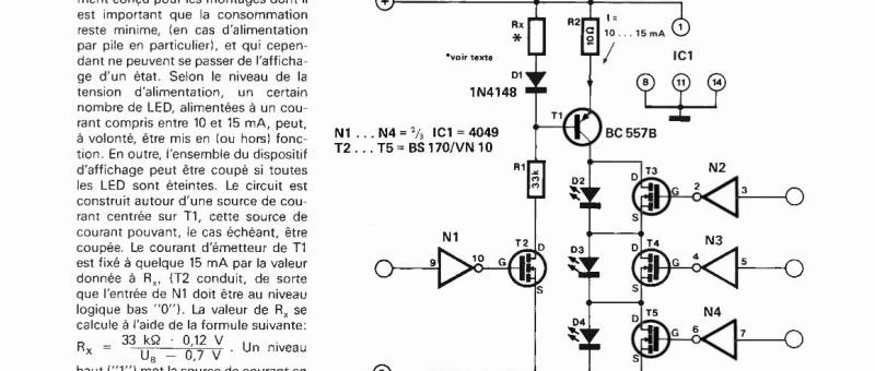 LED parcimonieuse