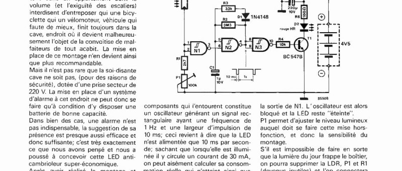 LED anti -cambrioleur