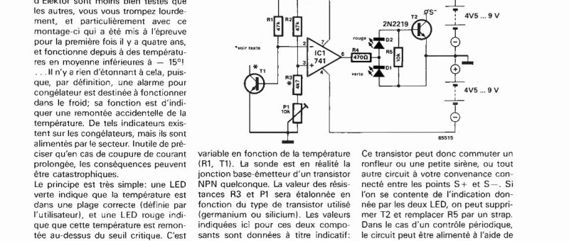 alarme pour congélateur