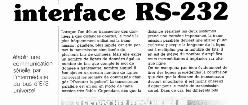 interface RS232