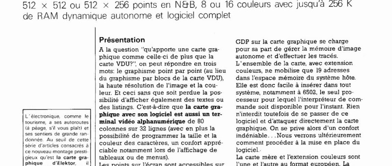 carte graphique haute résolution en couleurs (1ère partie)