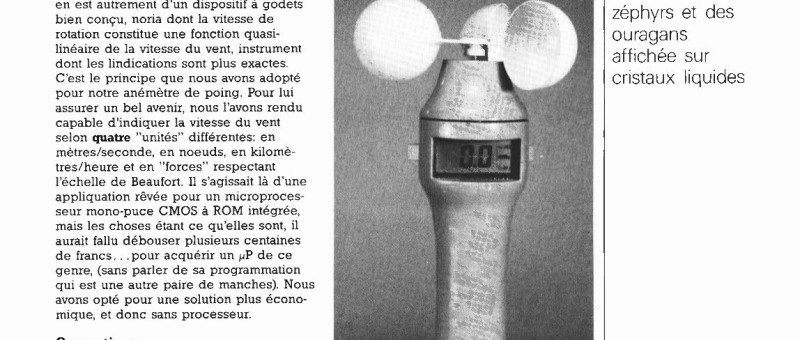 anémomètre de poing