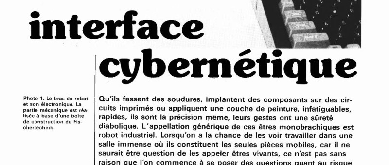 interface cybernétique